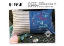 Stickdatei - ITH Kissen Love is all around